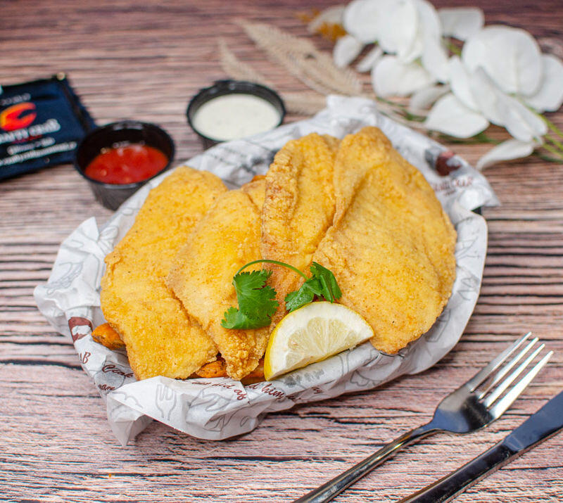 Fried tilapia basket