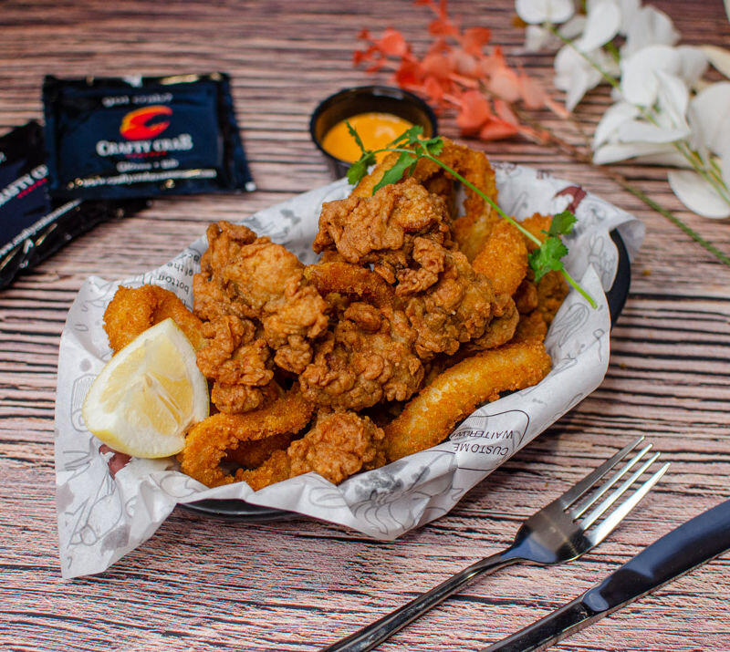 Fried oyster basket