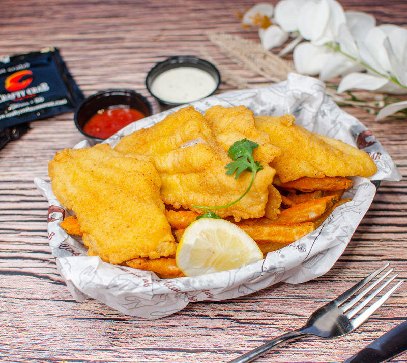 Fried catfish basket